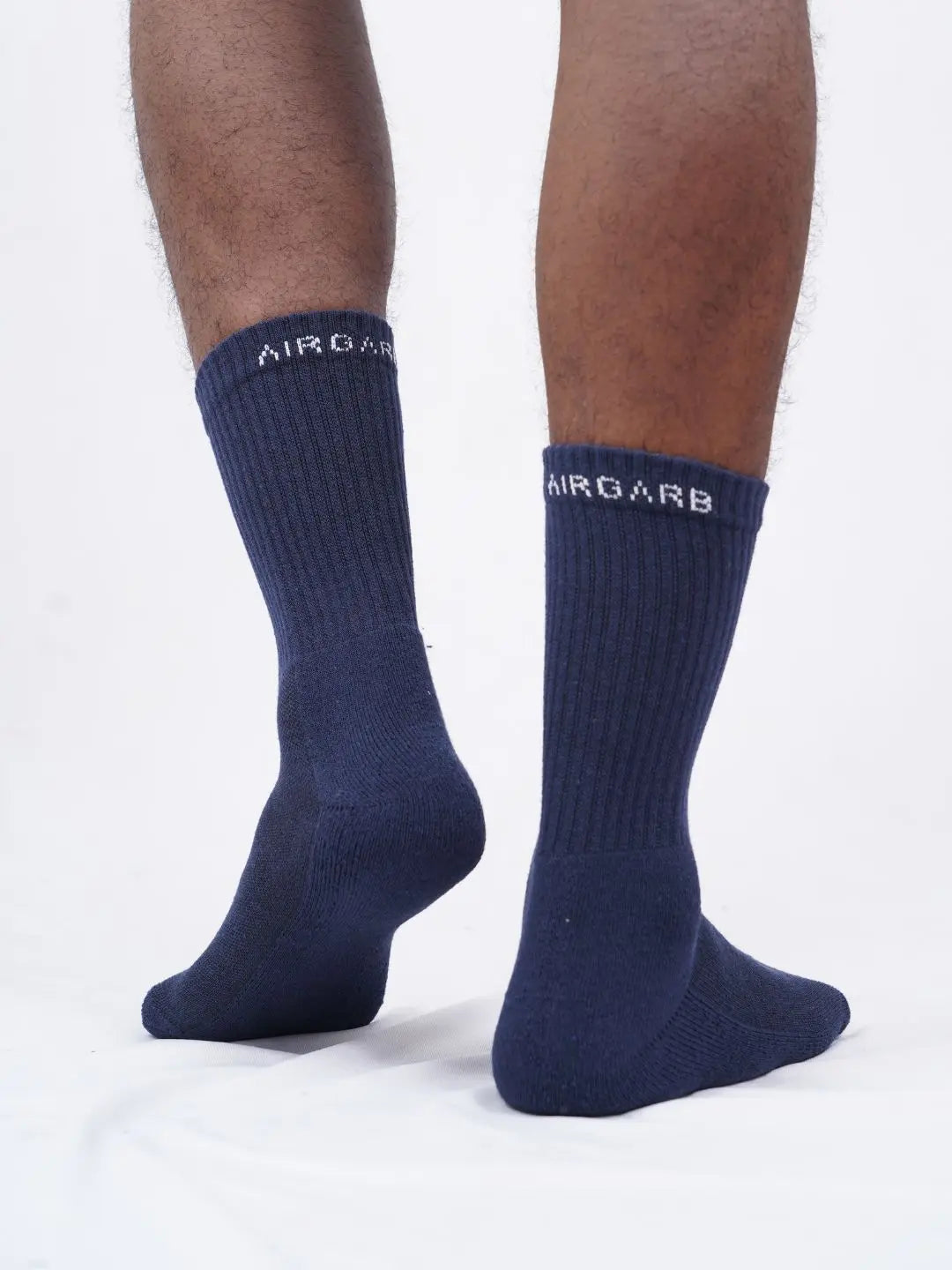 Premium Cotton Crew Socks for Men and Women Pack of 5 Pairs